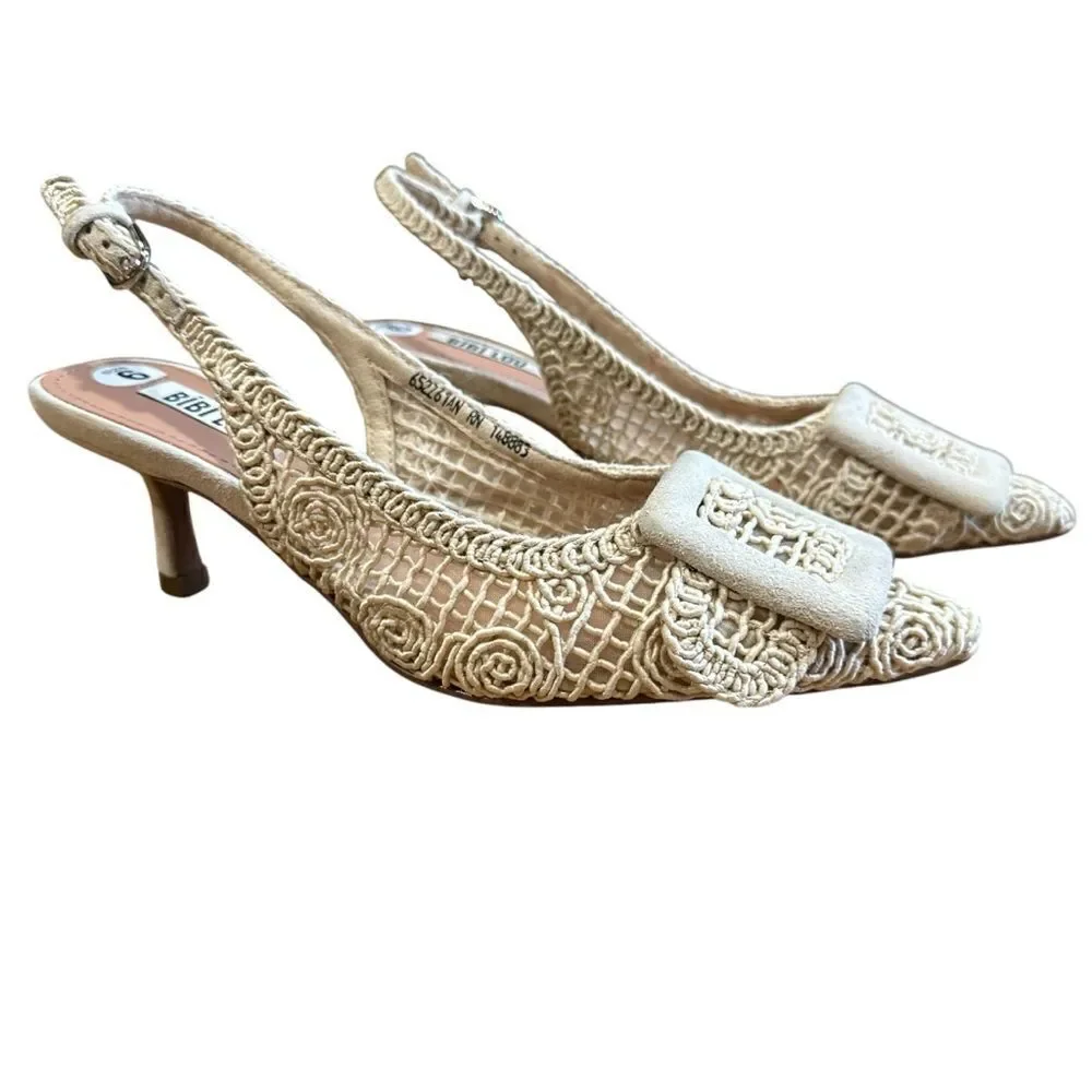 Revolve Anthropologie Bibi LOU Dalila 55mm slingback ballerina shoes
